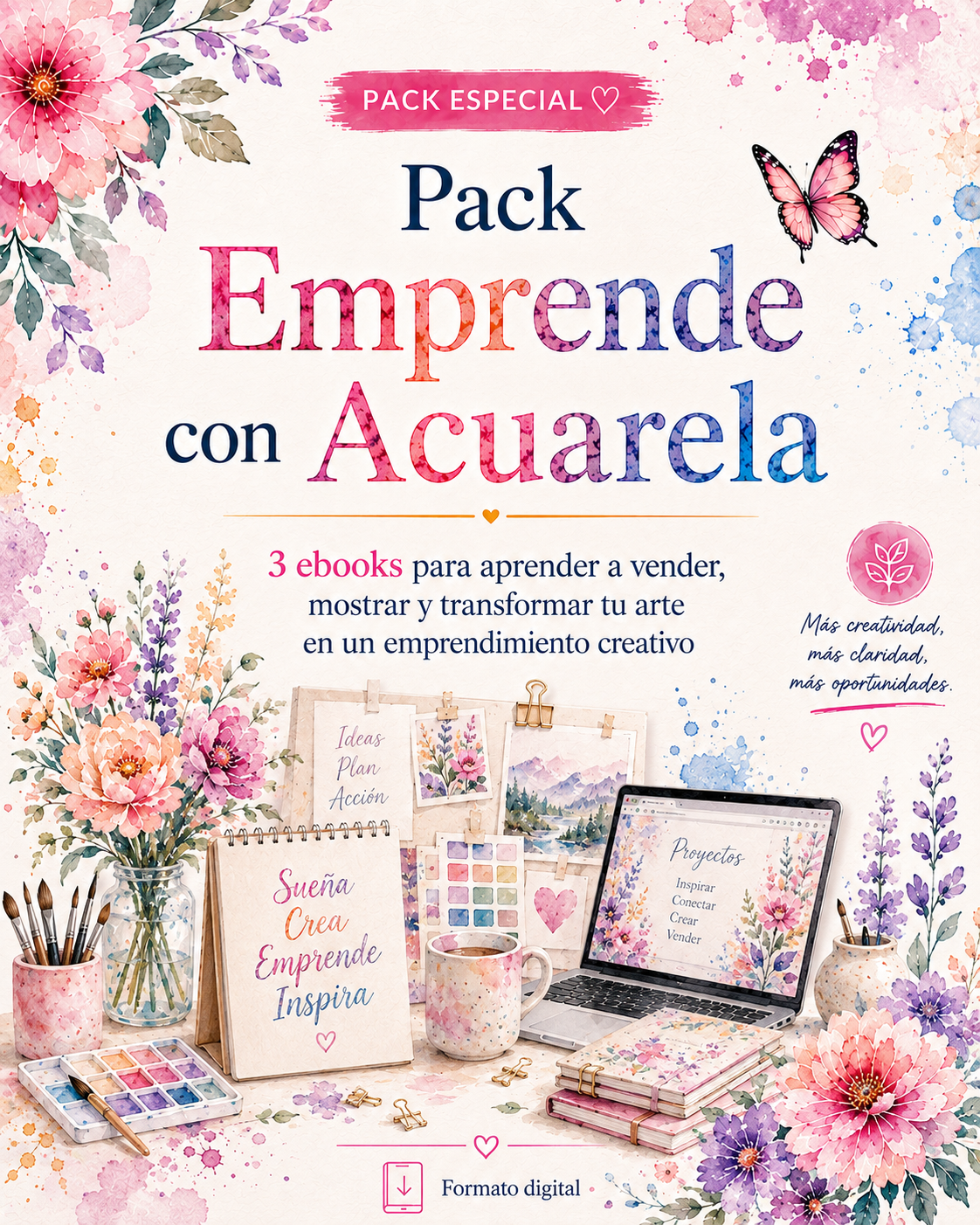 Pack Emprende con Acuarelas